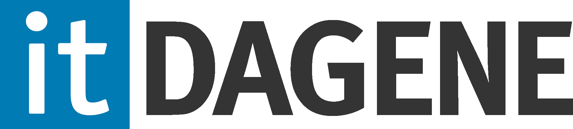 Hvit itDAGENE logo
